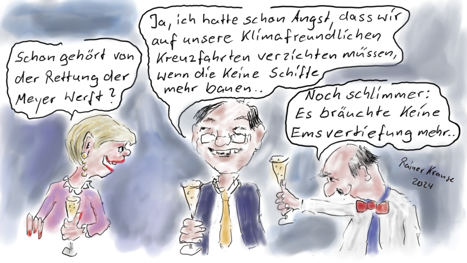Bundesregierung rettet die Meyer Werft Bundesregierung rettet die Meyer Werft