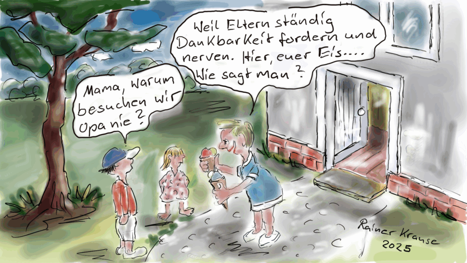 Dankbarkeit als Einbahnstraße Dankbarkeit als Einbahnstraße