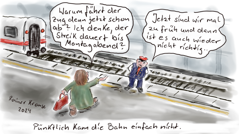 Der Lokführerstreik endet vorzeitig Der Lokführerstreik endet vorzeitig