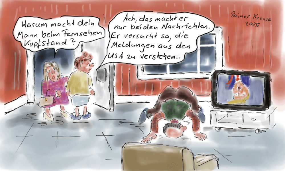 Die Nachrichtenwelt steht Kopf Die Nachrichtenwelt steht Kopf