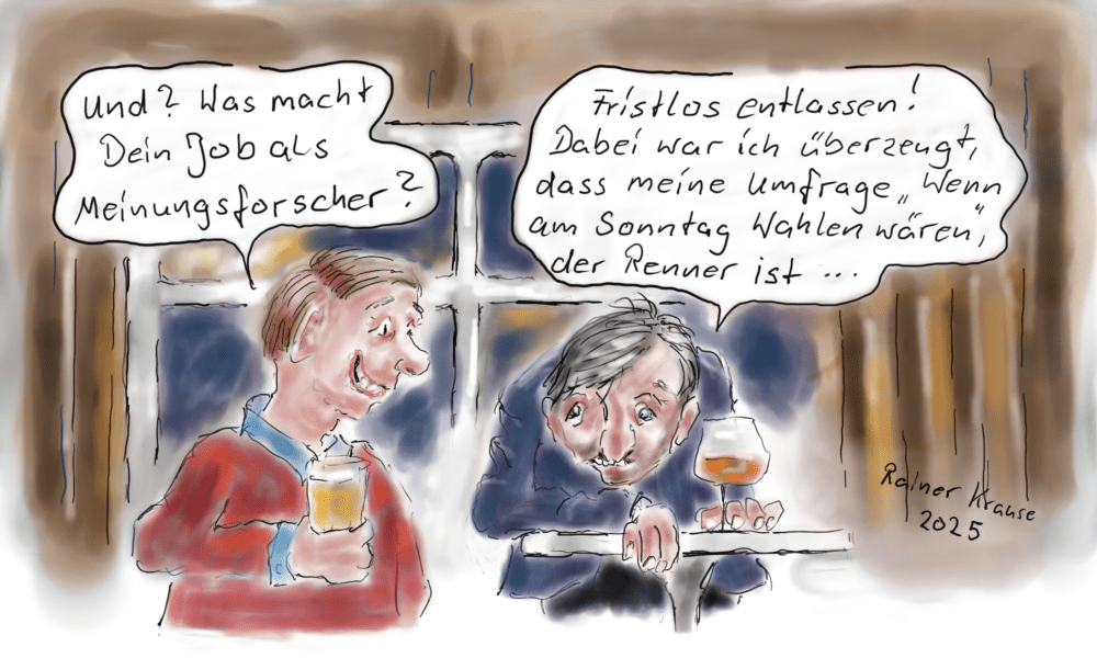 Die Sonntagsfrage geht nicht immer Die Sonntagsfrage geht nicht immer