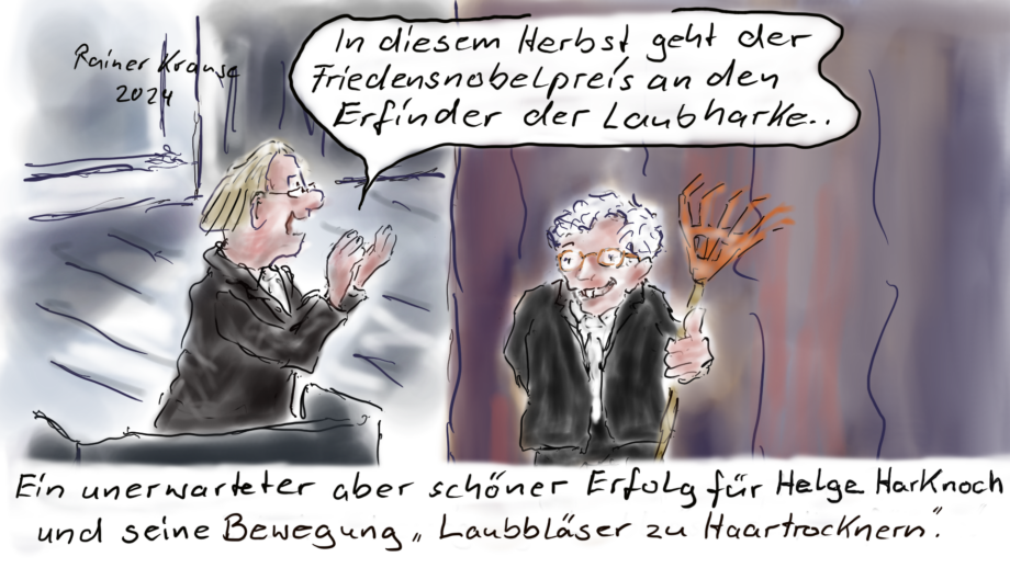 Erster Preis für die Laubharke Erster Preis für die Laubharke