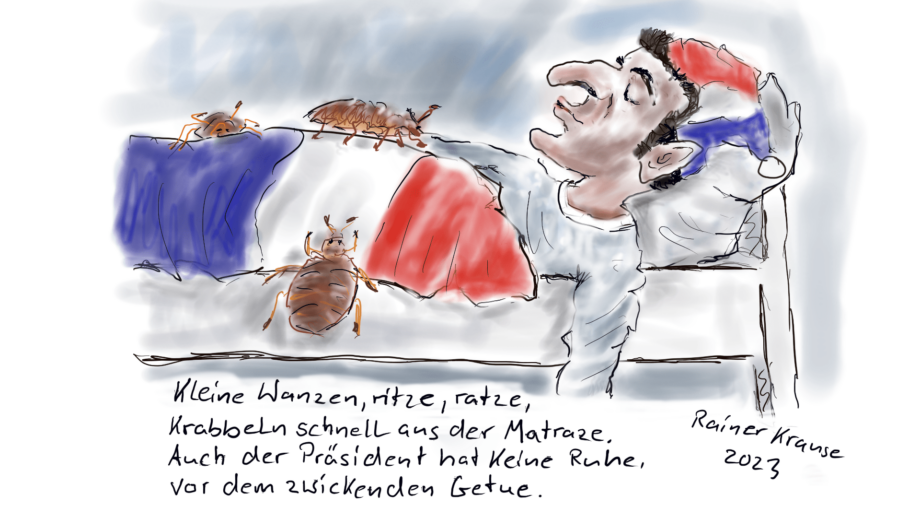 Frankreich und Bettwanzen Frankreich und Bettwanzen