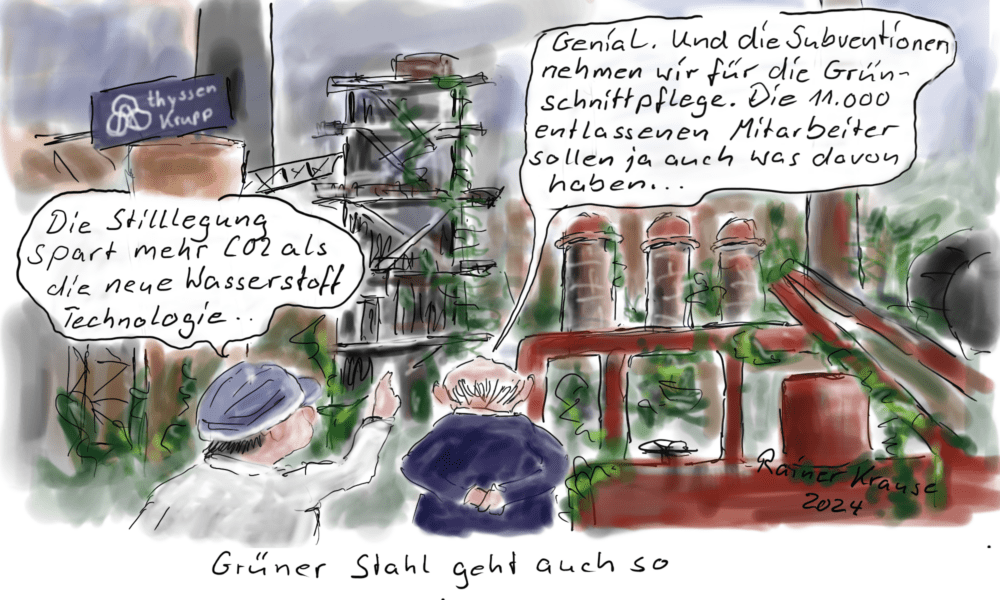 Grüner Stahl geht auch so Grüner Stahl geht auch so