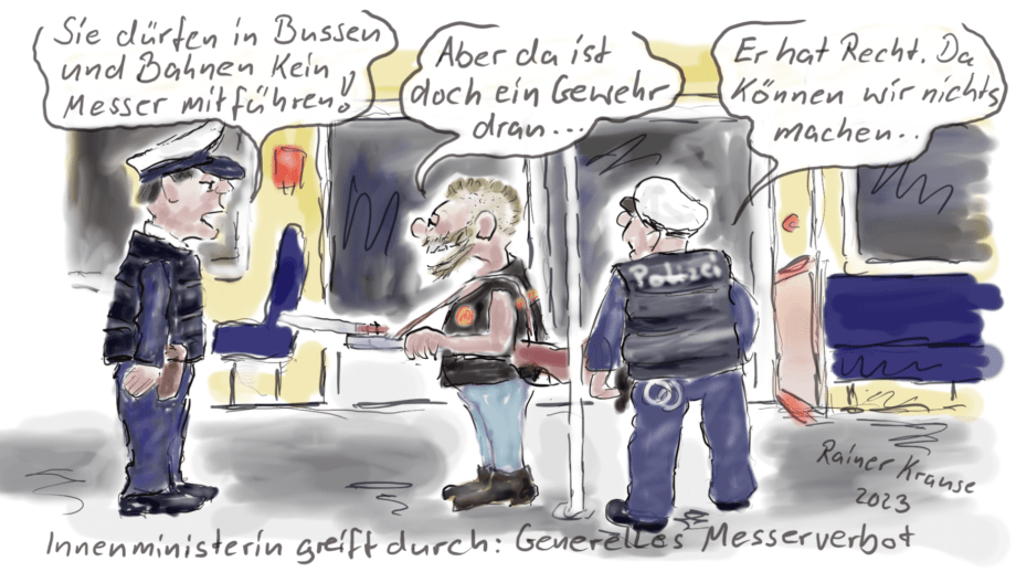 Immer mehr Messerattacken Immer mehr Messerattacken