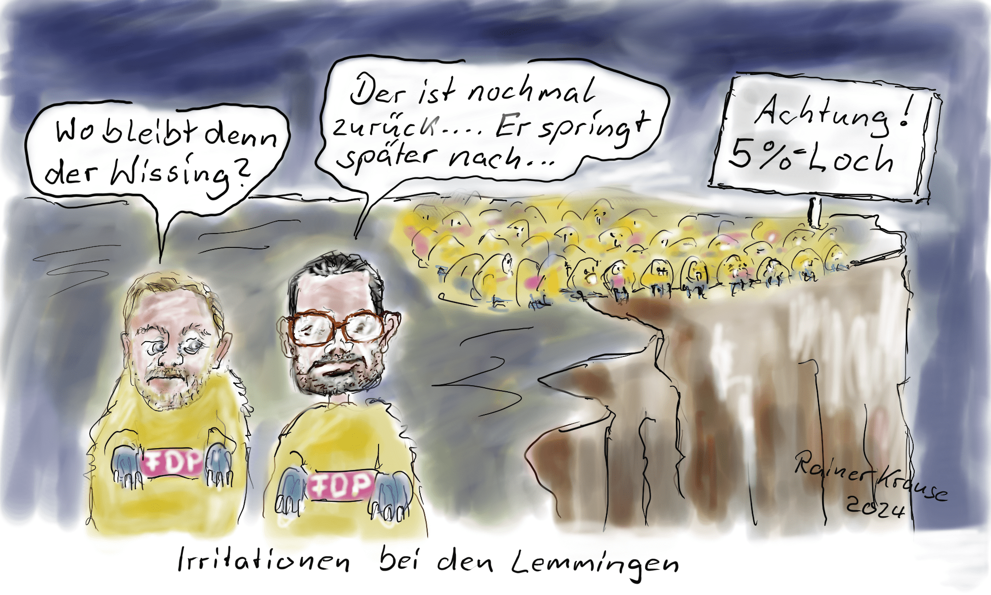 Irritationen bei den Lemmingen Irritationen bei den Lemmingen