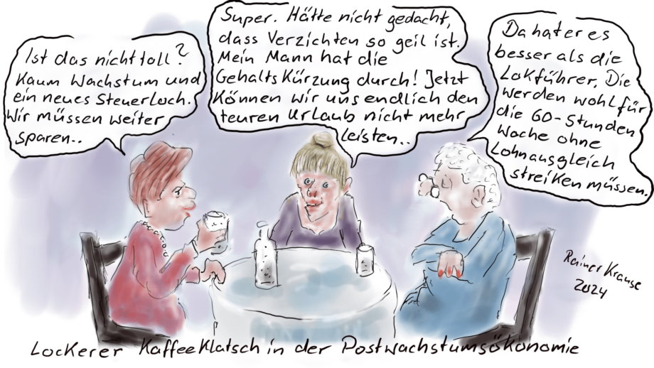 Kaffeklatsch und Postwachstumsökonomie Kaffeklatsch und Postwachstumsökonomie