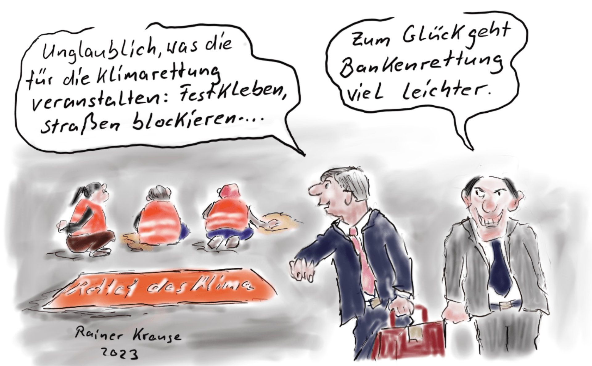 Klima- und Bankenrettung Klima- und Bankenrettung