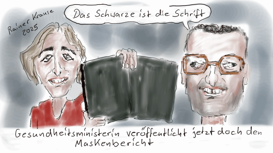 Der Maskenbericht wird doch veröffentlicht Der Maskenbericht wird doch veröffentlicht