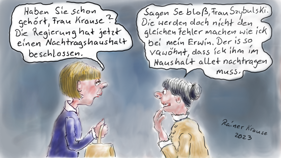 Nachtragshaushalt Nachtragshaushalt