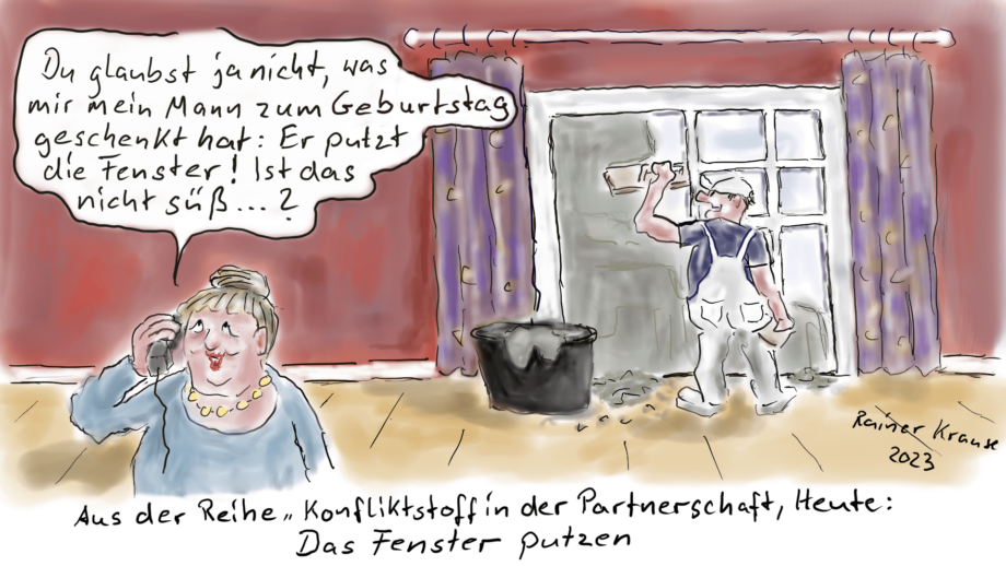 Partnerschaft und Fensterputzen Partnerschaft und Fensterputzen