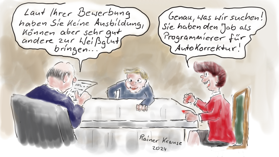 Programmierer für Autokorrektur Programmierer für Autokorrektur