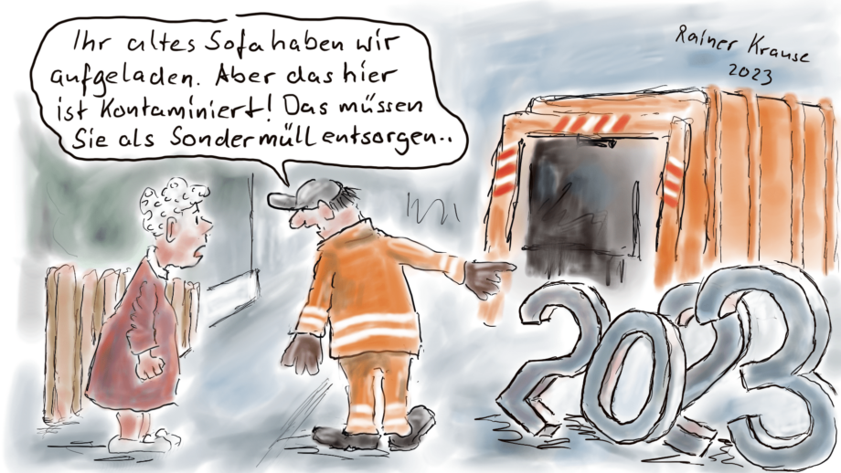 Wohin mit dem alten Jahr? Wohin mit dem alten Jahr?