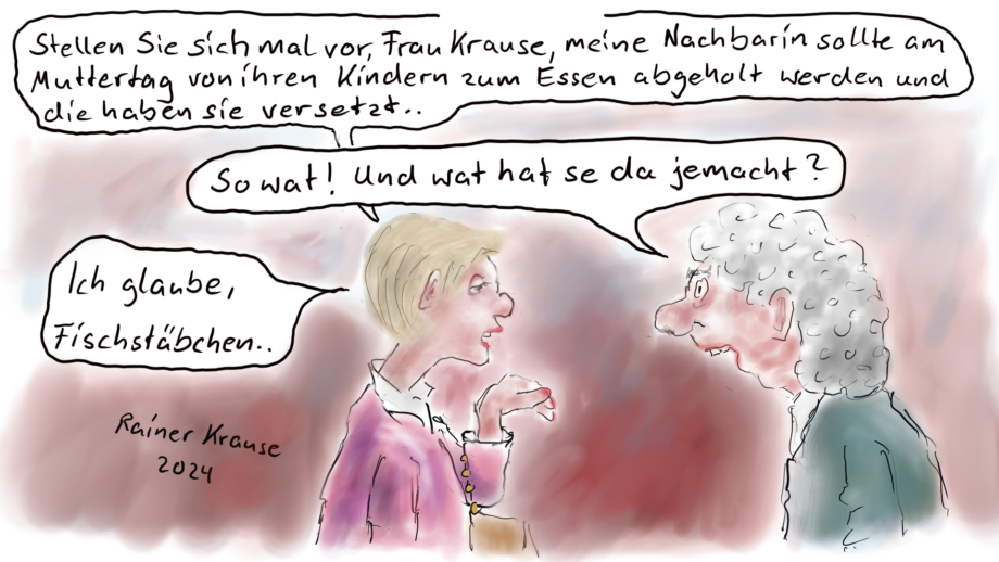 Zum Muttertag Fischstäbchen Zum Muttertag Fischstäbchen