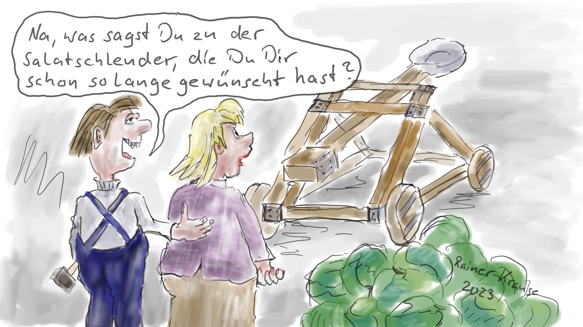 Do it yourself Salatschleuder Do it yourself Salatschleuder