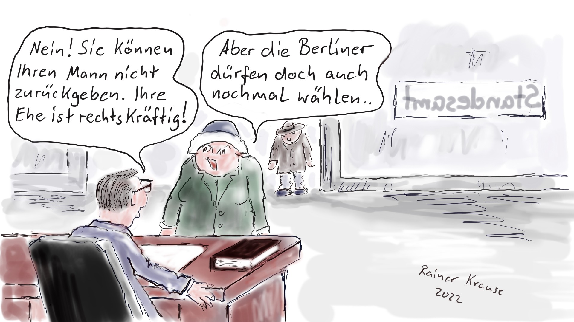 Man kann nicht immer zweimal wählen Man kann nicht immer zweimal wählen